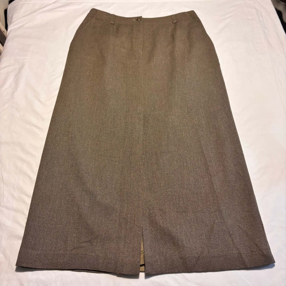 Liz Claiborne Classic Brown Pencil Skirt